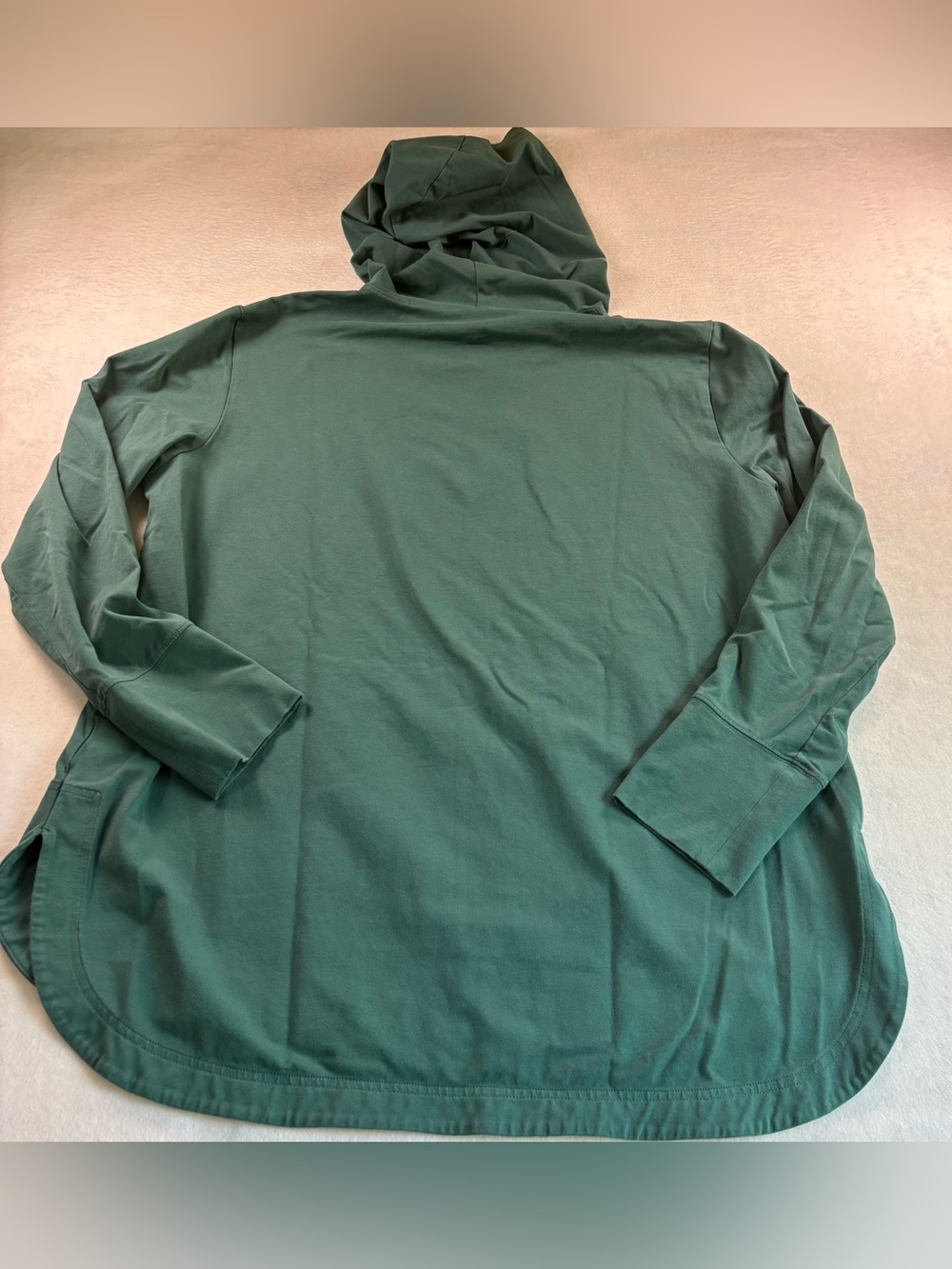 Life Is Good Forest Green Hoodie with Sunset Mountain Graphic - Picture 6 of 6